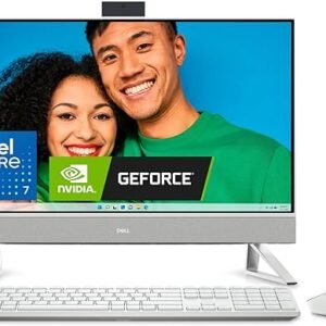 Dell Inspiron 7730 All in One Desktop - 27-inch FHD Touchscreen Display, Intel Core 7-150U, 32GB DDR4 RAM, 1TB SSD, NVIDIA GeForce MX570A 2GB GDDR6, Windows 11 Pro, Onsite & Migrate Service - White