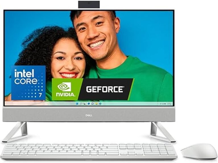 Dell Inspiron 7730 All in One Desktop - 27-inch FHD Touchscreen Display, Intel Core 7-150U, 32GB DDR4 RAM, 1TB SSD, NVIDIA GeForce MX570A 2GB GDDR6, Windows 11 Pro, Onsite & Migrate Service - White