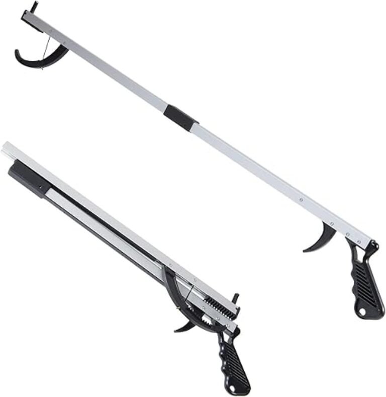 DMI Reacher Grabber Tool for Elderly, Disabled or After Surgery Recovery, Claw Grabber, Reaching Assist Tool, Trash Picker, Hand Gripper, Arm Extension, 32 Inches, Folding, Magnetic Claw