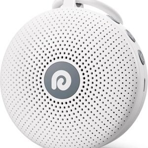 Dreamegg White Noise Machine - Portable Sound Machine for Baby Adult, Features Powerful Battery, 21 Soothing Sound, Noise Canceling for Office & Sleeping, Sound Therapy for Home, Travel, Registry Gift