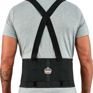 Ergodyne ProFlex 1650 Back Support Belt, 7.5" Elastic, Adjustable, Removeable Straps, Large