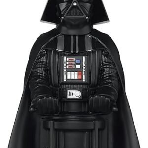 Exquisite Gaming: Star Wars: Darth Vader - Original Mobile Phone & Gaming Controller Holder, Device Stand, Cable Guys, Licensed Figure (Multi-colored)