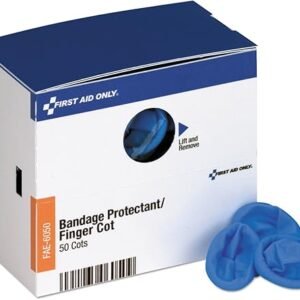 First Aid Only FAE-6150 SmartCompliance Finger Cots, First Aid Kit Refill Supplies for Business, Food Service, and Home, 50 Count