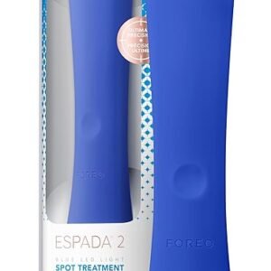 Foreo ESPADA 2 LED Light Therapy - Blemish Treatment Skincare Device - Medical-grade Silicone - Scar Treatment for Face - Pimple & Blemish Removal