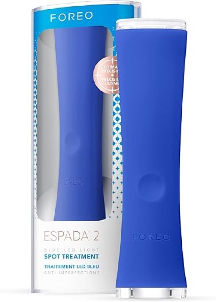Foreo ESPADA 2 LED Light Therapy - Blemish Treatment Skincare Device - Medical-grade Silicone - Scar Treatment for Face - Pimple & Blemish Removal