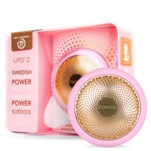 FOREO UFO 2 Red Light Therapy for Face - Anti Aging Face Moisturizer and Dark Spot Remover - for Deep Facial Hydration - Full LED Spectrum - Fuchsia