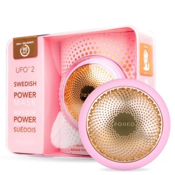 FOREO UFO 2 Red Light Therapy for Face - Anti Aging Face Moisturizer and Dark Spot Remover - for Deep Facial Hydration - Full LED Spectrum - Fuchsia
