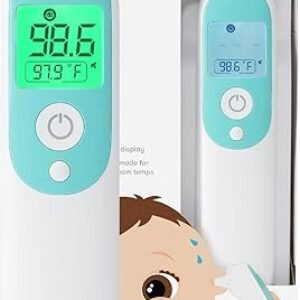 Frida Baby Thermometer, 3-in-1 Infrared Thermometer for Ear, Forehead & Touchless, FSA/ HSA Eligible Fever Thermometer for Baby, Infants ,Toddlers, Kids & Adults