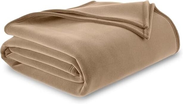 Full/Queen Throw Blanket | Original Blanket | Snuggle-Ready | Durable Machine Washable Pet Friendly | All-Season Comfort | Layering Bed Sofa Blanket | Blanket for Bed | Cozy Throw Blanket | Beige