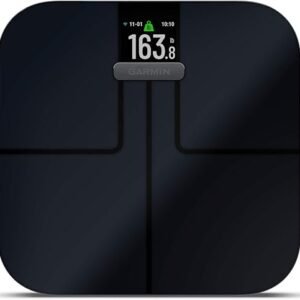 Garmin Index S2, Smart Scale with Wireless Connectivity, Measure Body Fat, Muscle, Bone Mass, Body Water% and More, Black (010-02294-02)