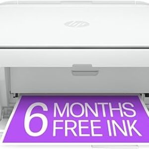 HP DeskJet 2734e Wireless Color All-in-One Printer with 6 months of Instant Ink included (26K72A), White