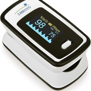 Innovo Deluxe iP900AP Fingertip Pulse Oximeter Blood Oxygen Saturation Monitor with Alarm, Plethysmograph and Perfusion Index