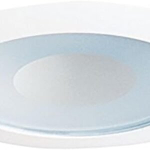Juno Lighting 12 WWH Incandescent Recessed Shower Trim, 50 watts, 4-inch, White