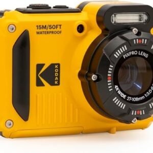 Kodak PIXPRO WPZ2 Rugged Waterproof 16MP Digital Camera with 4X Optical Zoom (Yellow)