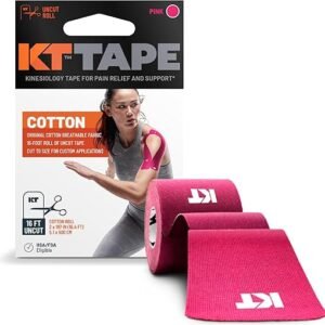 KT Tape, Original Cotton, Elastic Kinesiology Athletic Tape, 16’ Uncut Roll