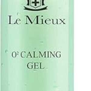 Le Mieux O2 Calming Gel - Conductive Facial Gel with Aloe - Soothe Mild Visible Irritation & Redness - Hydrating Hyaluronic Acid Gel for Microcurrent Devices - No Parabens or Sulfates (6 oz / 180 ml)