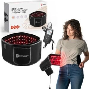 Lifepro Red Light Therapy Belt – Infrared Red Light Therapy for Body, Back Pain and Shoulder - 660nm & 850nm Near Infrared Heating Pad – Adjustable & Portable for Wellness & Relaxation