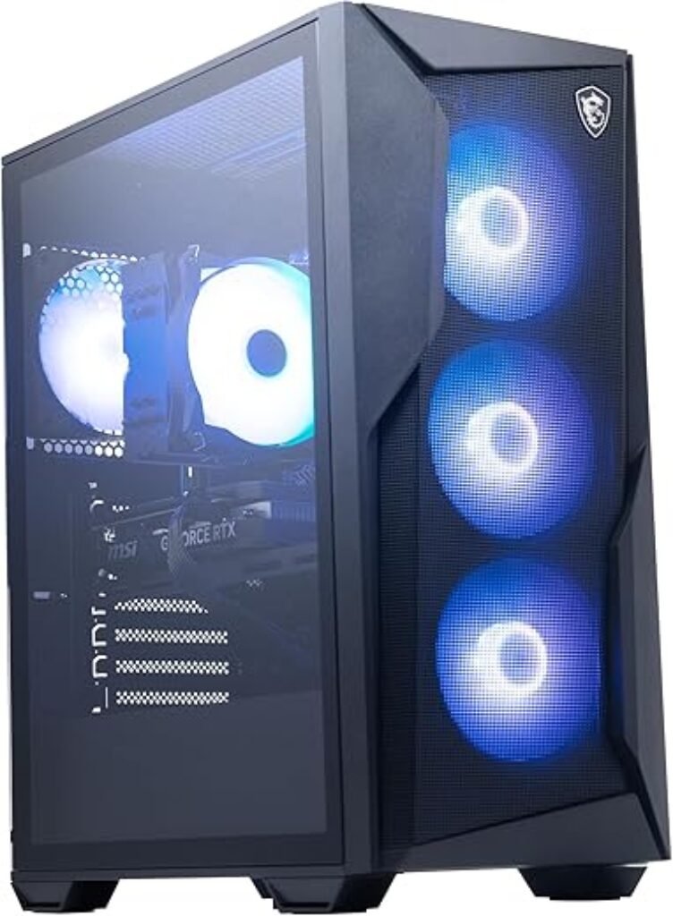 MSI Codex Z2 Gaming Desktop: AMD R7-8700F, GeForce RTX 4060, 32GB DDR5, 1TB m.2 NVMe SSD, USB Type-C, VR-Ready, Windows 11 Home : B8NUC-269US
