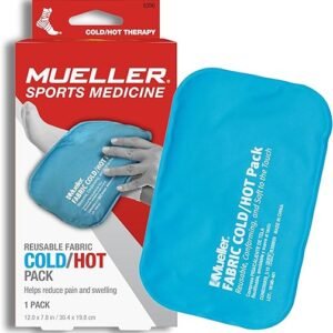 MUELLER Sports Medicine Reusable Fabric Cold & Hot Pack, Ice Pack for Injuries and Pain Relief, Blue