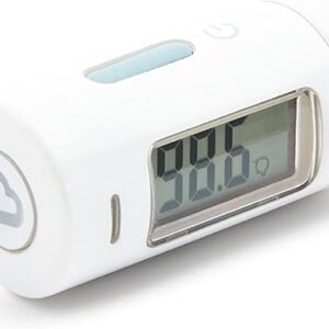 Munchkin® Forehead Baby Thermometer for Newborns, Kids and Adults, No Touch, Infrared, Fast 1 Second Digital Reading, Travel Case, White
