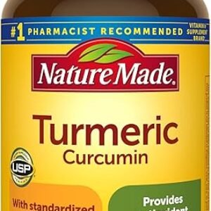 Nature Made Turmeric Curcumin 500 mg, Herbal Supplement for Antioxidant Support, 120 Capsules, 120 Day Supply