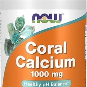 NOW Foods Supplements, Coral Calcium 1,000 mg, Bone Health*, Healthy pH Balance*, 250 Veg Capsules