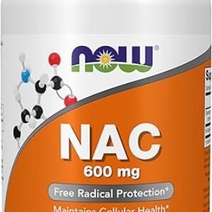 NOW Supplements, NAC (N-Acetyl Cysteine) 600 mg with Selenium, 250 Veg Capsules