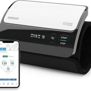 OMRON Evolv Bluetooth Wireless Upper Arm Blood Pressure Monitor - Clinically Validated Blood Pressure Arm Cuff - One-Piece Portable Monitor