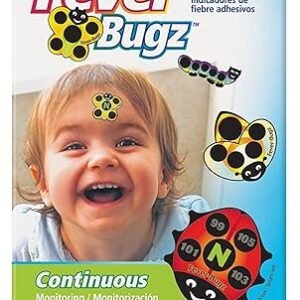 Physio Logic Fever-Bugz Indicator, Allows to Continuously Monitor Fever or Temperature for Up to 48 Hours, Colorful Stick-on that is Safe, Accurate, and Fast