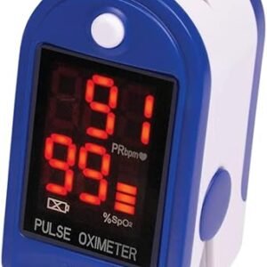Roscoe Medical Finger Pulse Oximeter Oxygen Saturation Monitor - Pulse Ox Fingertip o2 Monitor for Pediatric and Adult - Sports and Aviation Use Only