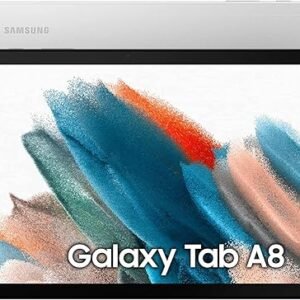 SAMSUNG Galaxy Tab A8 10.5” 128GB Android Tablet, LCD Screen, Kids Content, Smart Switch, Expandable Memory, Long Lasting Battery, Fast Charging, US Version, 2022, Silver, Amazon Exclusive