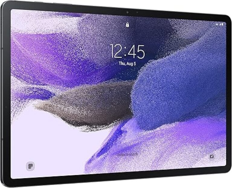 SAMSUNG Galaxy Tab S7 FE 12.4” 256GB WiFi Android Tablet, Large Screen, S Pen Included, Multi Device Connectivity, Long Lasting Battery, US Version, 2021, Mystic Black