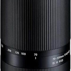 Tamron 70-300mm F/4.5-6.3 Di III RXD for Sony Mirrorless Full Frame/APS-C E-Mount (Tamron 6 Year Limited USA Warranty), Black