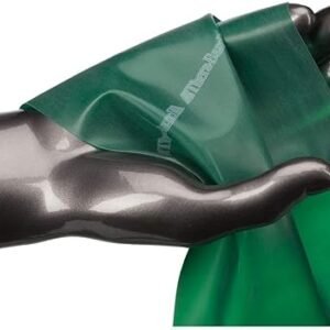 THERABAND Professional Latex Resistance Bands For Rehabilitation, Portable Fitness and Workout, Home Exercise, 5 Foot, Green, Heavy, Level 4, Individual Package