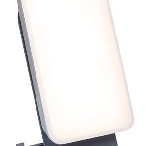 TheraLite Light Therapy Lamp, 10000 LUX Compact Bright Therapy Lamp, LED Bright White Light with Adjustable Height and Brightness Levels for Mood or Winter Blues and Energy Increase, White