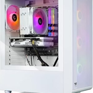 Thermaltake LCGS Quartz i460 R4 Gaming Desktop (Intel Core™ i5-13400F, 3600Mhz 16GB RGB Memory, NVIDIA GeForce® RTX 4060, 1TB NVMe M.2) S2QT-B66R-460-LCS