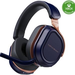 Turtle Beach Stealth 700 Gen 3 Wireless Multiplatform Amplified Gaming Headset for Xbox Series X|S, Xbox One, PC, PS5, Mobile – 60mm Drivers, AI Noise-Cancelling Mic, Bluetooth, 80-Hr Battery – Cobalt