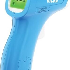 Vicks Non-Contact Infrared Thermometer for Forehead, Food and Bath – Fast, Reliable, and Clinically Proven Accuracy for Adults, Babies, Toddlers and Kids, FSA and HSA Eligible