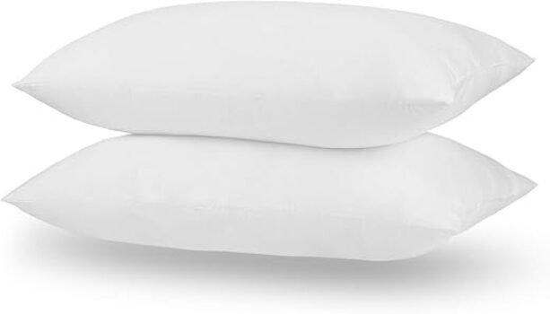 Acanva Bed Pillows 2 Pack Hotel Collection Luxury Soft Inserts for Sleeping-Breathable and Comfortable for Stomach Back Sleepers, King (Pack of 2), White 2 Count