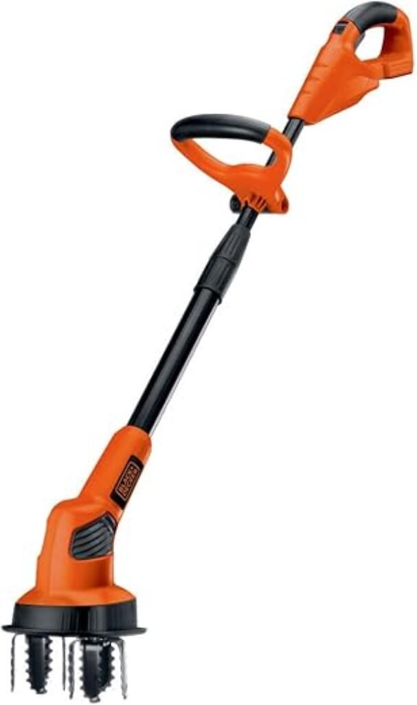BLACK+DECKER 20V MAX* POWERCONNECT Cordless Garden Tiller Kit, Tool Only (LGC120B)