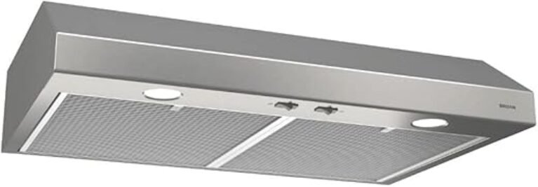 Broan-NuTone BCSD130SS Glacier Range Hood with Light, Exhaust Fan for Under Cabinet, Stainless Steel, 30-inch, 300 Max Blower CFM
