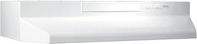 Broan-NuTone F403011 Insert with Light, Exhaust Fan for Under Cabinet Range Hood, 30-Inch, White on White