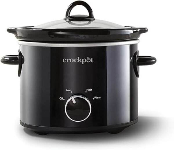 Crockpot 2-Quart Classic Slow Cooker Small Slow Cooker Black