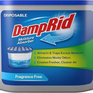 DampRid FG100 Unscented Disposable Moisture Absorber, 10.5-Ounce,White