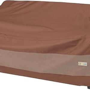 Duck Covers Ultimate Waterproof Patio Sofa Cover, Outdoor Couch Cover with All Weather Protection, Patio Furniture Covers with Attachment Strap, 77"W x 35"D x 35"H, Outdoor Sofa Cover