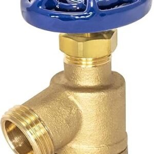 Eastman Bent Nose Garden Hose Valve, 3/4 Inch FIP x 3/4 Inch MHT, Brass Plumbing Fitting, 20253