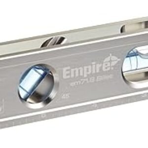 EMPIRE EM71.8 Professional True Blue Magnetic Box Level, 8"