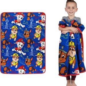 Franco Kids Bedding Super Soft Plush Throw Blanket, 46 in x 60 in, Paw Patrol