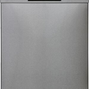 Kenmore 24" Built-In Stainless Steel Tub Dishwasher with EasyFlex 3rd Rack, SmartWash, UltraWash Plus, TurboDry, and Adjustable Rack, Energy Star Certified, Fingerprint Resistant Stainless Steel