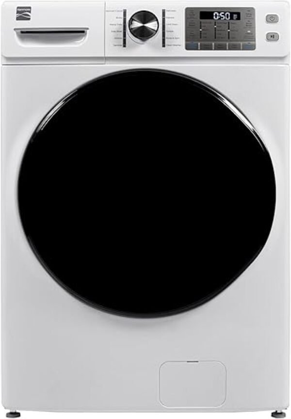 Kenmore 4.5 cu. ft. Front Load Washer with Stain Removing Steam Treatment-Sanitize Cycle-Reduce Laundry Time with Accela Wash-LED-Energy Star Certified, White